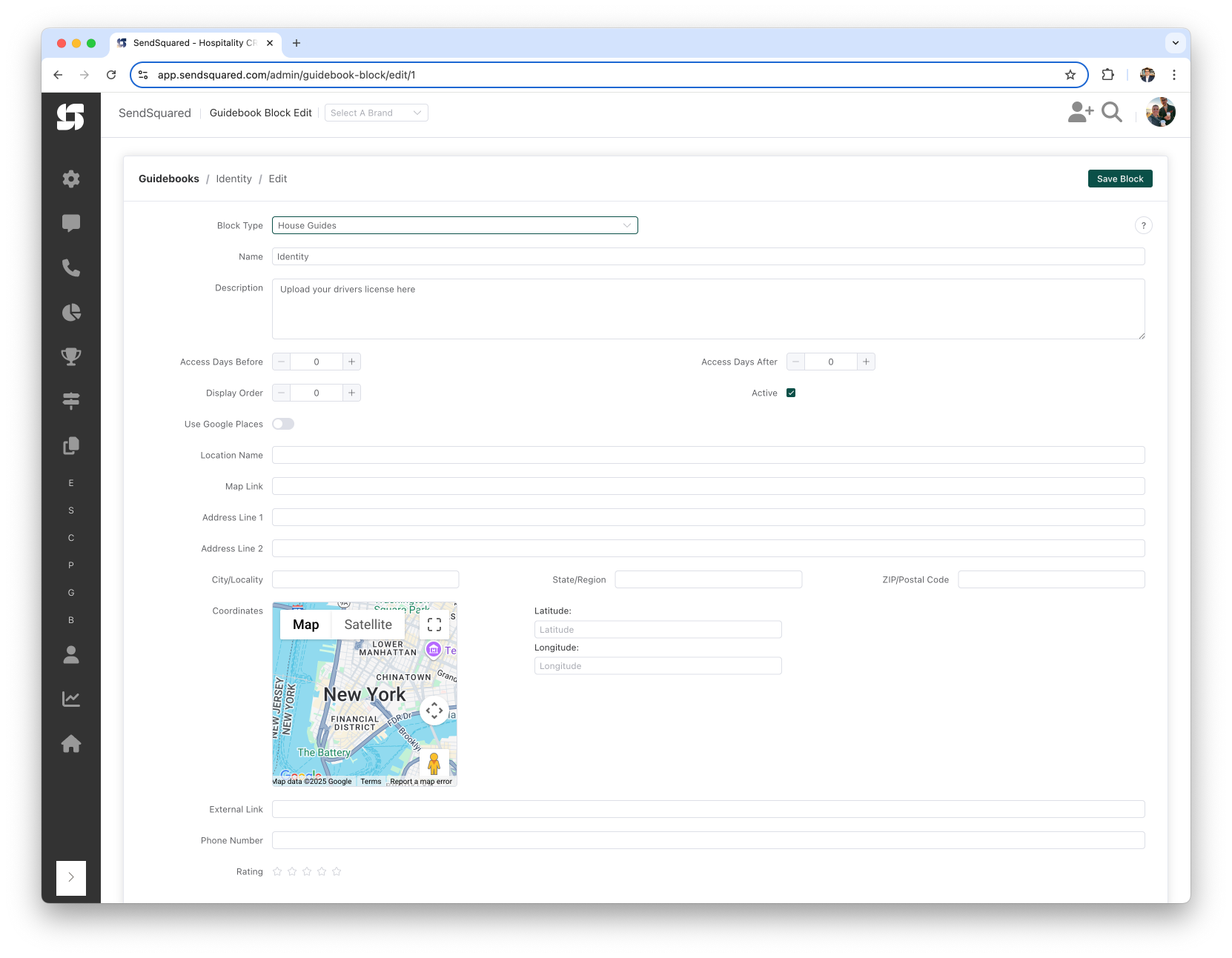 Digital Guidebook Blocks