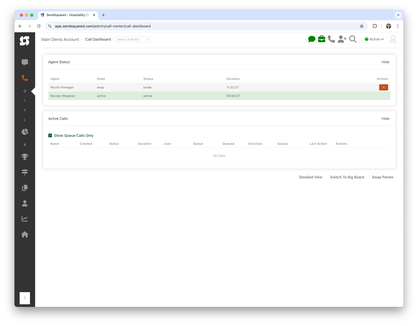 Queue Dashboard